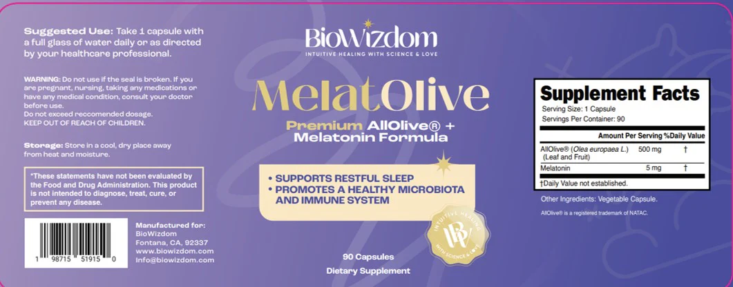 BioWizdom MelatOlive - Imagen 3